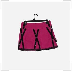 Bright Pink Mini Skirt